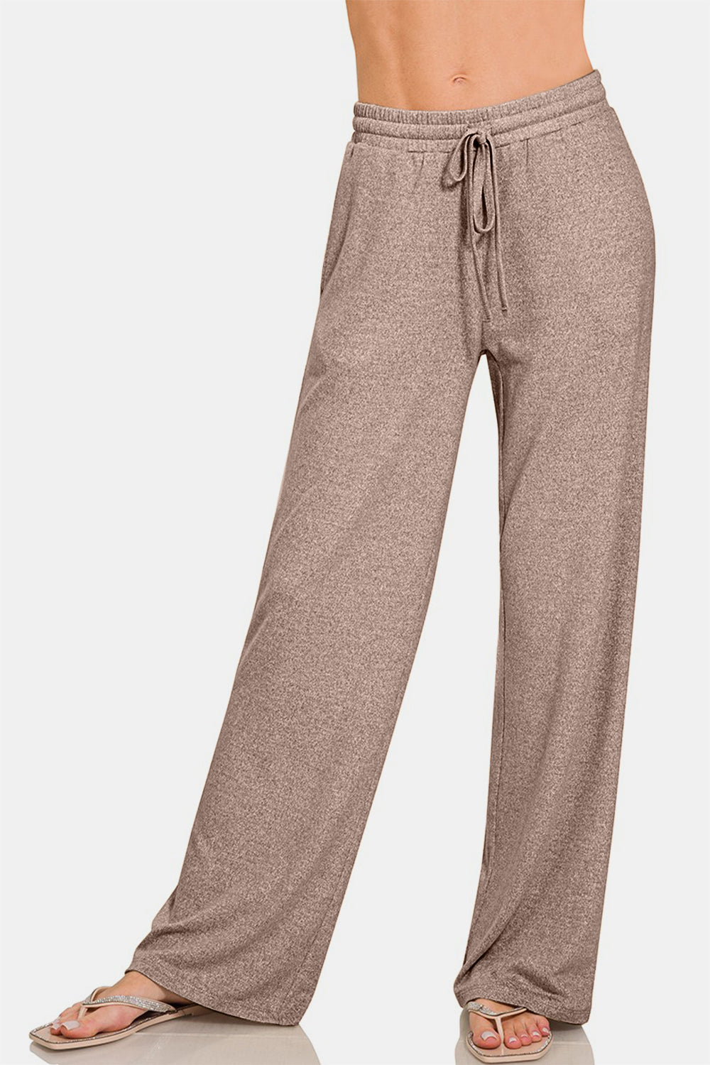 Zenana Wide Leg Pants with Side Pockets