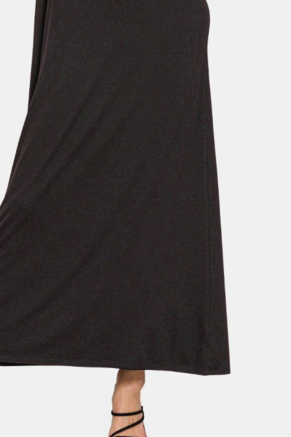 Zenana Scoop Neck Wide Strap Dress