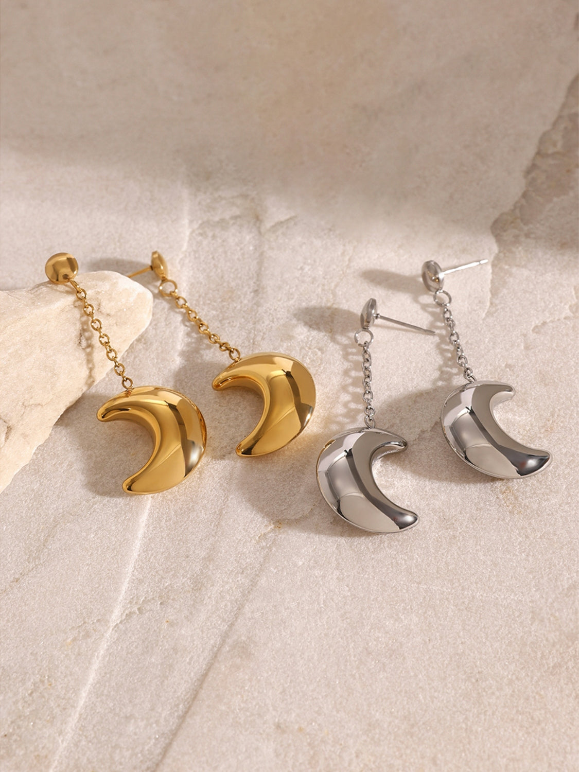 Moon Dangle Earrings