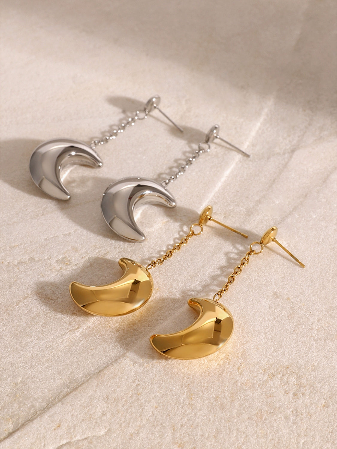 Moon Dangle Earrings