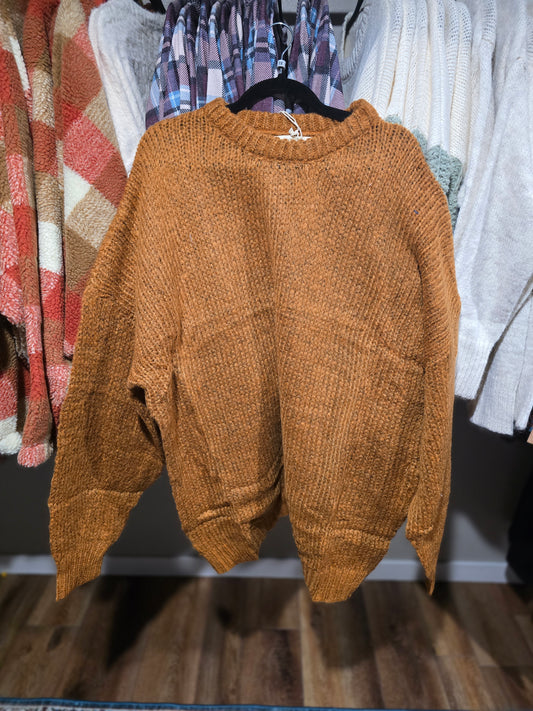 In Store Plus Rust Sweater