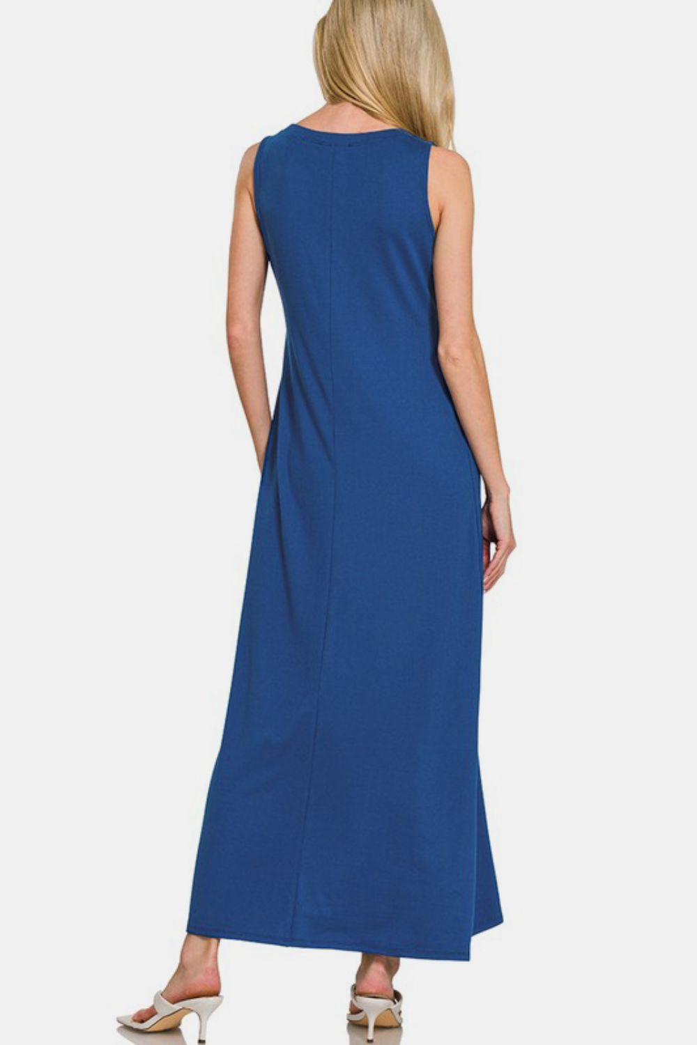 Zenana Scoop Neck Wide Strap  Dress
