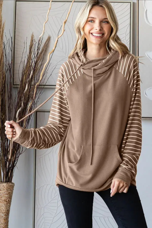 In Store Plus and Reg Brown Top with Hood