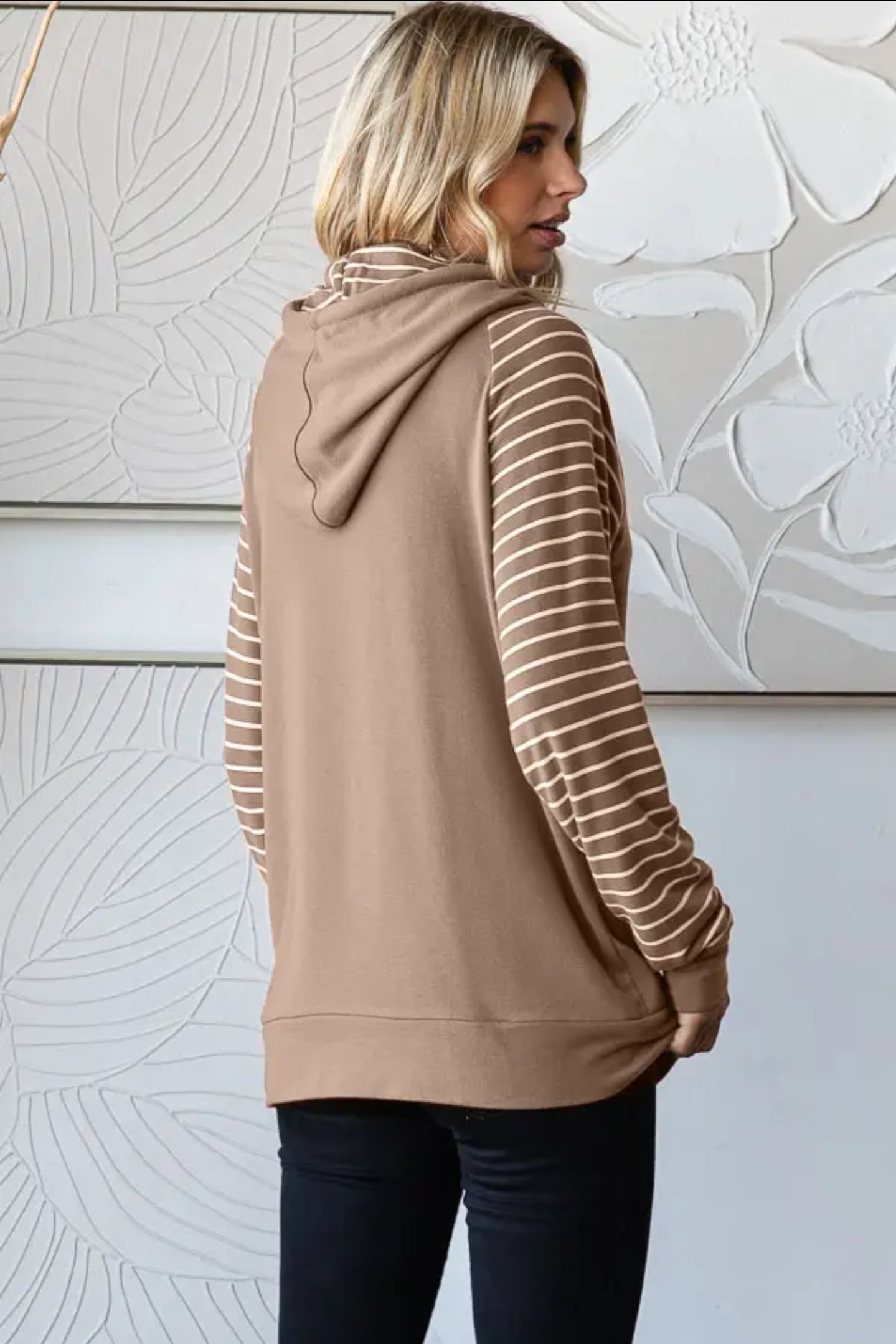 In Store Plus and Reg Brown Top with Hood