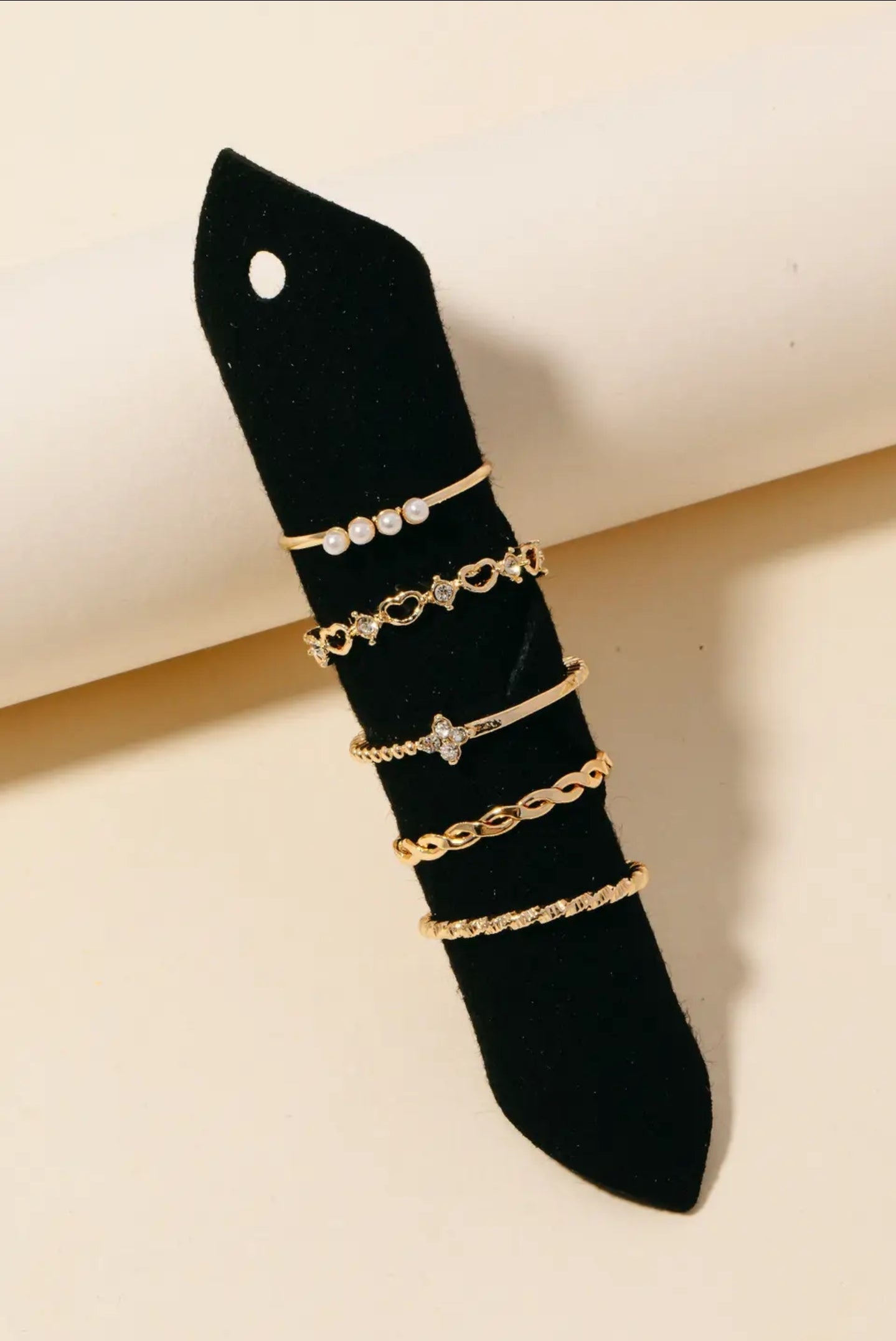 In Store Gold Ring Set