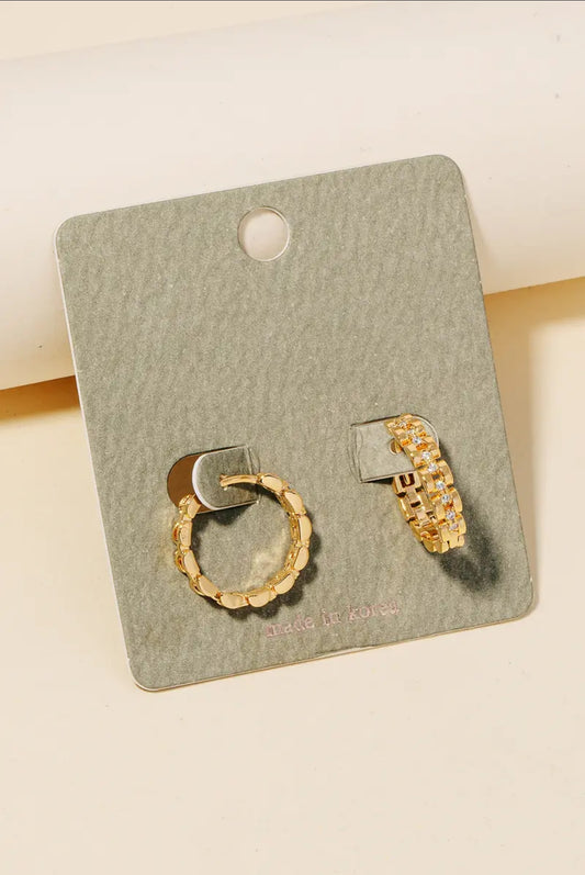 In Store Gold Hoop Earrings