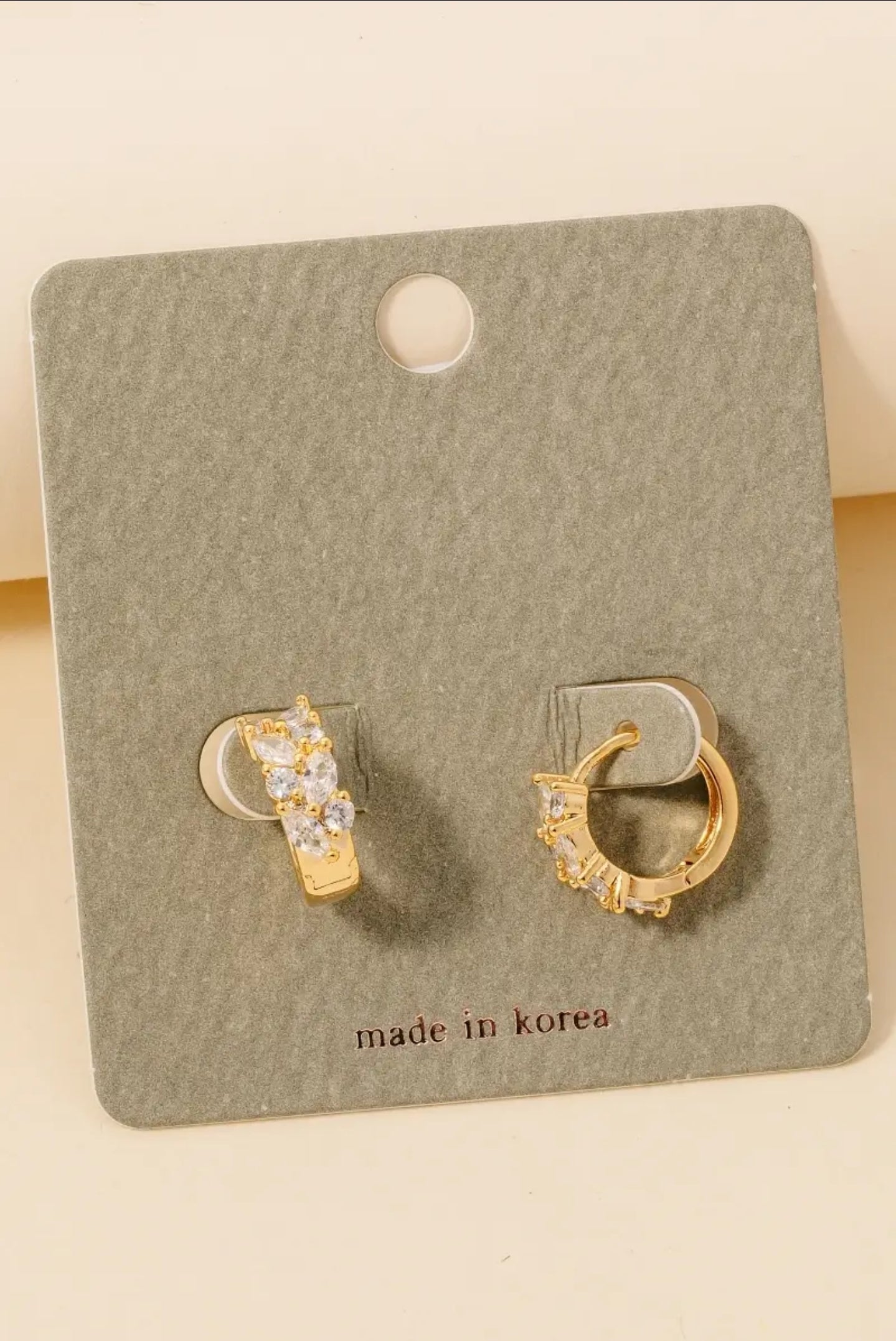 In Store Diamond Hoop Earrings