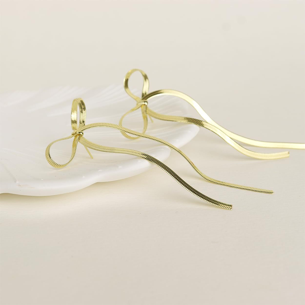 Bow Bar Earrings